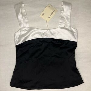 NWT Peppermayo Lylah Satin top